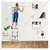 Heavy Duty 15-Steps (14.5 Feet/4.4 Meter) Single Side Telescopic Ladder