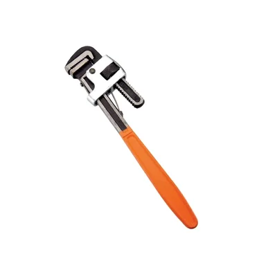 Kapson 14 inch 350mm Plumbing Pipe Wrench for High Grip Bolting with Adjustable Serrated Forged Steel Jaws KPW-14