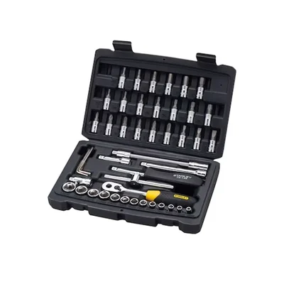 STANLEY 46 pcs 1/4-Inch Square Metric Socket & Bit Set (STMT72794-8-12)