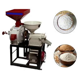 Combined Mini Rice & Flour 14 inch Stone Type Mill Machine with 3 HP Motor