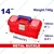 EMTOP 14 inch Plastic Tool Box (EPBX1402)