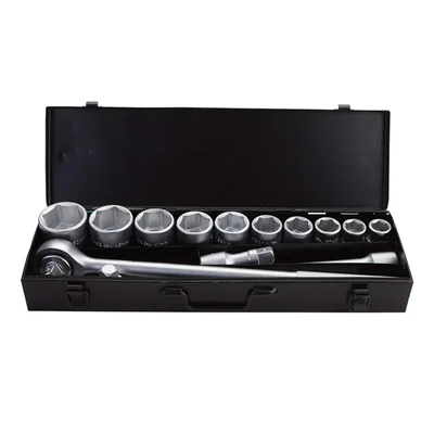 Groz 14 Pcs 1 Inch Hex Socket Set (KIT/SKT/H/0-1/14/MT)