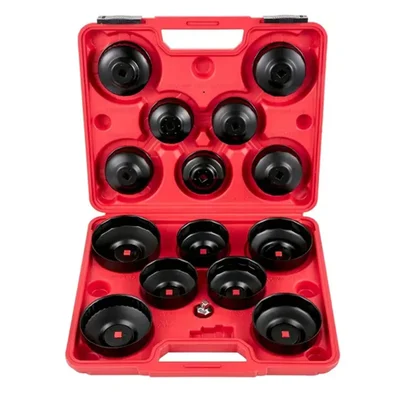 Premium Quality 14 pcs Oil Filter Socket Set, for Removing Fuel Filters