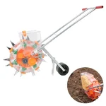 Hand Operated 14 Teeth Manual Seeder and Fertiliser Spreader, Seed Planter for Agriculture Use