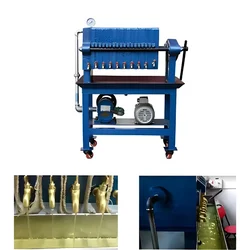 Commercial 1 HP Automatic Oil Filter Machine With 14 Plates, 80-90 Kg/hr Filtration Capacity