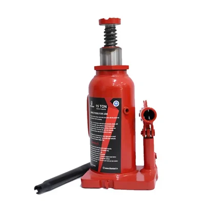 Titan 15 Ton Capacity Hydraulic Bottle Jack for Cars, Compact SUVs, Mini Truck, Tractor - 486 mm Maximum Lifting Height (6 Months Warranty)