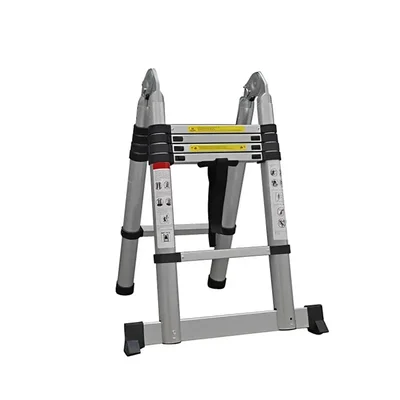 Bigapple 1.3m+1.3m Aluminium Telescopic Folding Ladder With 150 Kg Capacity, 1 Year Warranty