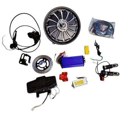 Premium Quality 1500W 12inch BLDC Rear Hub Motor Kit 72V For E-Scooter Disc Brake Setup