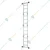 Bigapple 12 Feet & 12 Steps 150 Kg Load Capacity Multipurpose 4X3 Aluminium Ladder With Steel Plate, 1 Year Warranty