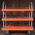 SRP 3 Layer 150 Kg Load Capacity With MS Border Plastic Platform Trolley