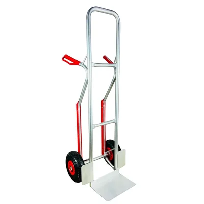 Welbuilt® 150kg Load Capacity Aluminum Hand Cart with Pneumatic Wheels For Multi-Purpose Use 