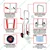 Welbuilt® 150kg Load Capacity Aluminum Hand Cart with Pneumatic Wheels For Multi-Purpose Use 