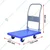 Premium Quality 150 Kg Load Capacity Foldable Platform Trolley With Plastic Platform & Steel Handle (72.5 x 48.5 x 82.5 cm)