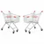 Premium Quality 150 kg Shopping Mall Trolley(Pack-2 pcs)