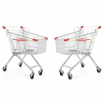 Premium Quality 150 kg Shopping Mall Trolley(Pack-2 pcs)