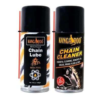 Kangaroo 150ml PTFE Bicycle Chain Lube Cleaner Wet Finish All Weather BAP-150 (BCL-CC-150ML)