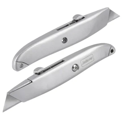 Jadever 150mm Aluminum Alloy Body Auto-Lock Heavy Duty Utility Knife JDSK6661