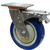 Heavy Duty 210 kg Load Capacity 6 inch (150 mm) Swivel with Brake Type Double Ball Bearing Anti Static PU Caster Wheel
