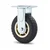 Heavy Duty 6 inch Fixed Type Double Ball Bearing Foam Rubber Caster Wheel