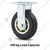 Heavy Duty 6 inch Fixed Type Double Ball Bearing Foam Rubber Caster Wheel