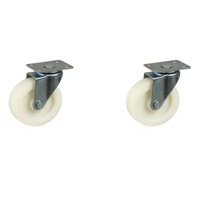 Premium Quality 150 x 50 mm 150 kg Per Wheel Load Capacity Nylon Revolving Caster Wheel(Pack-2 pcs)