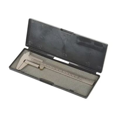 Cometek 150mm Carbon Steel Manual Vernier Caliper with Dual Scale and Laser Engraved Markings IME Type