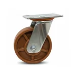 Heavy Duty 6 inch Swivel Type Double Ball Bearing High Temperature Nylon Caster Wheel