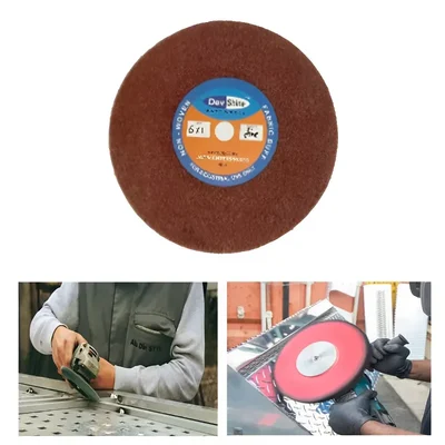 Heavy Duty 6 Inch (150mm x 25mm x 16mm) Matt Buff Wheels - Pack of 5