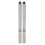 CRI 1.5Hp 15 Stage 4"(V4) 1Phase Water Filled Submersible Pump, 109m Head (ZUNO, CRI4R-3E/15) - 1 Year Warranty