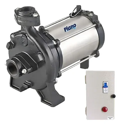 CRI 1.5 Hp Single Phase Openwell Submersible Pump With Control Panel, 39m Head (PLANO 150) - 1 Year Warranty