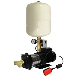 Crompton  1.5 Hp Single Phase Booster Pump With 24L Tank For 6 Bathrooms, SS Impeller (CFCHM6E1.5B-V24) - 1 Year Warranty