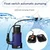Heavy Duty 1.5Hp Single Phase PP Body Dewatering Sewage Submersible Pump, 10m Head, 15000 LPH - 1 Year Warranty