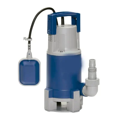 Heavy Duty 1.5Hp Single Phase PP Body Dewatering Sewage Submersible Pump, 9.5m Head, 16500 LPH