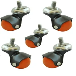Ackwheel 5 Pcs 1.5 Inch Office Chair Wheel Caster