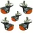Ackwheel 5 Pcs 1.5 Inch Office Chair Wheel Caster