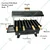 NE GRILLS Portable 15 inch Hut Shape Charcoal Barbeque Grill with 8 Skewers