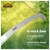 Hectare Precision Q'neck Pruning Saw, 15 Inch Blade Double Serrated Saw for Branch Cutting