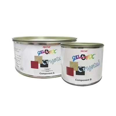 Akemi 1.5 kg Gelofix Gloss Crystal Coloring Tints Adhesive