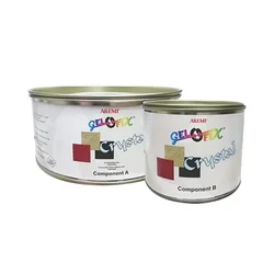 Akemi 1.5 kg Gelofix Gloss Crystal Coloring Tints Adhesive