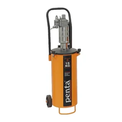Penta 15 Kg Pneumatic Grease Dispenser with 2 m Rubber Hydraulic Crimped Hose Pipe