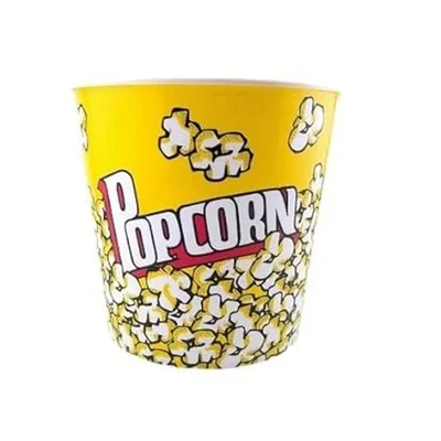 Horeca 1.5 Kg Pack of 250 Pieces Movie Theater Popcorn Tub Bowl Carnival Extra Large Snack Bucket