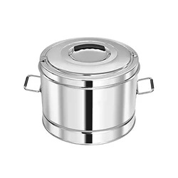 Stainless Steel 15 Litre Casserole Hot Pot with 12 hrs Insulation Hot & Cold For Canteen And Hotels