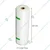 Premium Quality 22 cm X 15 meter Dotted Vacuum Bag Roll for Pouch Packing