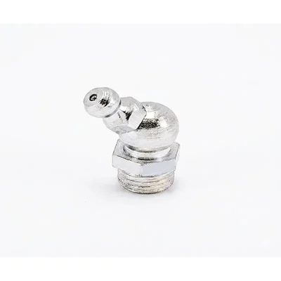 Kapson M10 x 1.5mm 45 Degree Coarse Thread Angled Grease Nipples, 21mm Length Zerk Fitting for Heavy Duty Use (Pack of 20) K-336