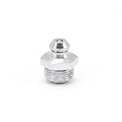 Kapson M10 x 1.5mm Coarse Thread Straight Grease Nipples, 18mm Length Heavy Duty Zerk Fitting (Pack of 20) K-335