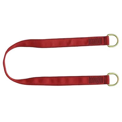 Karam PN804 1.5M Polyester Webbing Retractable Fall Arrest Sling with Dual D-Rings & Galvanized Finish
