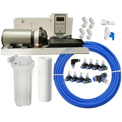 WaterSun 15 Nozzle Fogger Kit with Timer, Filter and Other Accessories 