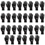Minsales 15 Pair Safety Gloves - Water Resistant, Polycotton, Full Fingered for Industrial Use