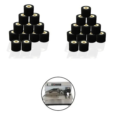 12 Pieces of Ink Roll 36x32 mm for Batch Coding Machine (Pack of 2)