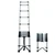 Heavy Duty 15 Steps (14.5 Feet) Single Side Stainless Steel Telescopic Ladder